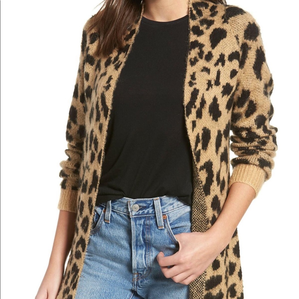 BP leopard cardigan